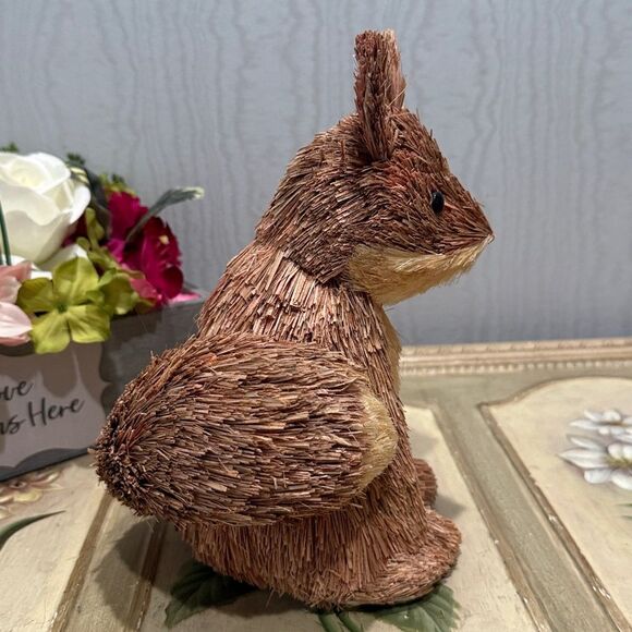 Straw Fox Figurine Brown - Picture 4 of 12